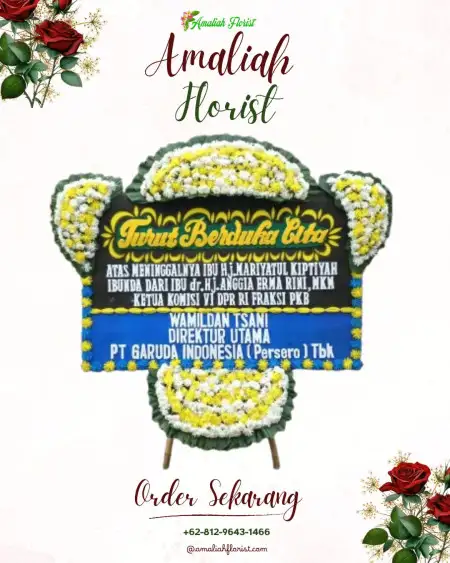 Papan Bunga Duka Cikeas